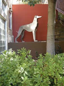 Picture of Ken Kalman sculpture "Greyhound 2"